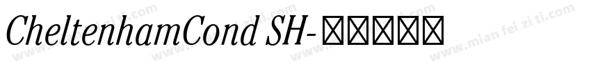 CheltenhamCond SH字体转换